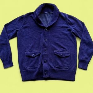 J. Crew Deep Blue Knit Sweater